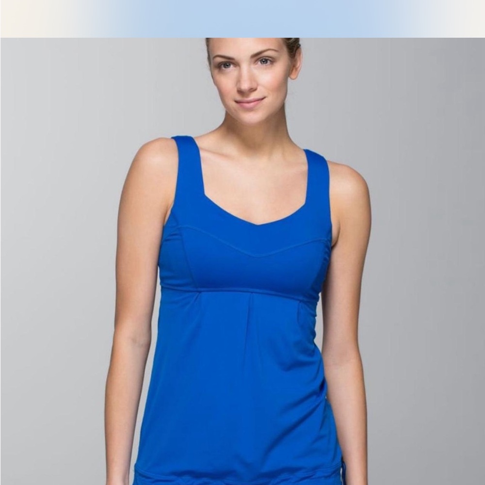 lululemon athletica Blue Tank Top